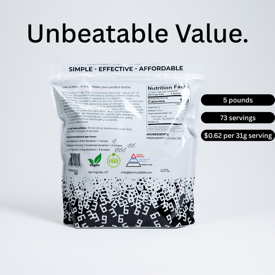 5 pounds, 73 servings - Formula 369 Endurance Fuel Drink Mix