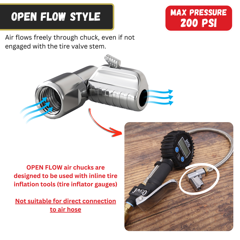 Load image into Gallery viewer, Lightning™ L2-Series Tire Air Chuck - 1/4&quot; F-NPT
