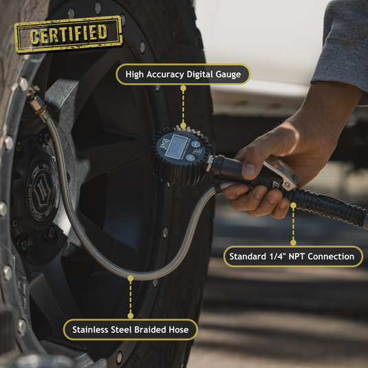 FlowPro® Digital Tire Inflator with Pressure Gauge - 200 PSI