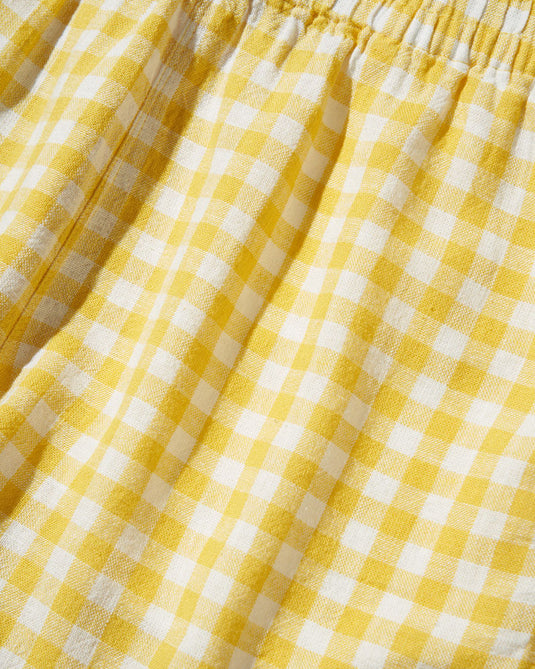 Linen Pull-On Short