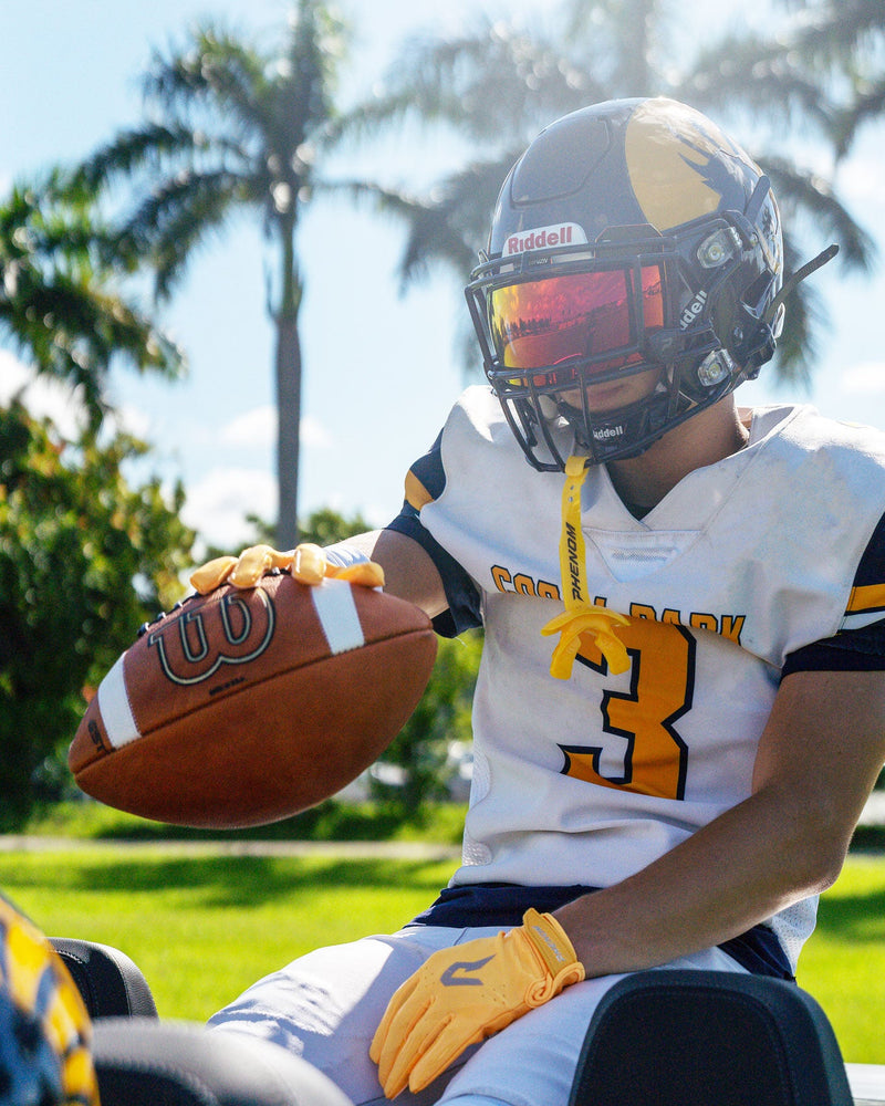 Load image into Gallery viewer, Phenom Elite VPS5 Adult Football Gloves - Team Colors
