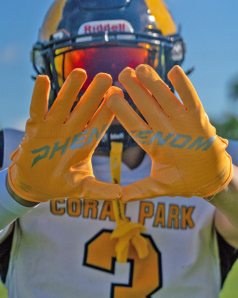Load image into Gallery viewer, Phenom Elite VPS5 Adult Football Gloves - Team Colors

