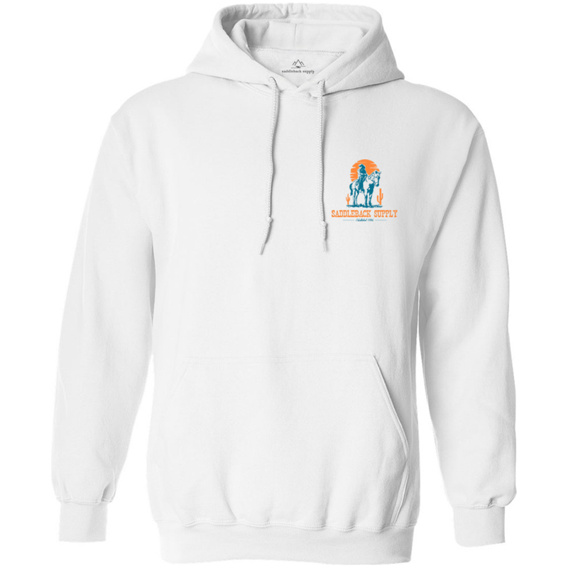 Load image into Gallery viewer, Cowboy &amp; Trusty Steed Hoodie
