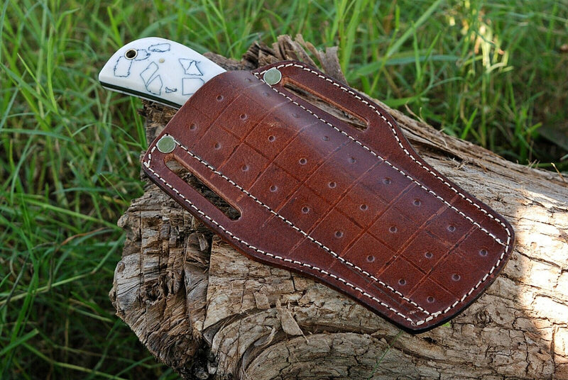 Load image into Gallery viewer, Custom Handmade Cowboy Bull Cutter Knives – 4&quot; J2 Steel Blade
