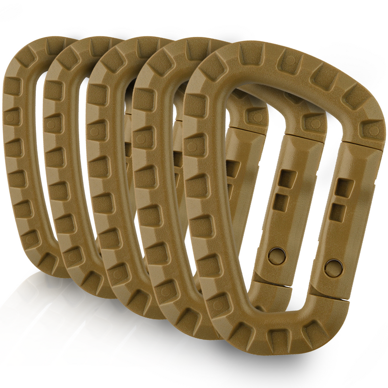Load image into Gallery viewer, M-Tac Plastic Carabiners (Set of 5)
