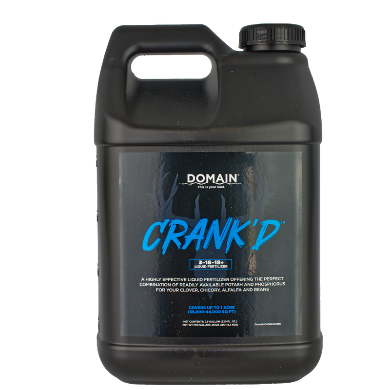 Load image into Gallery viewer, Crank'd™ 3-18-18+ Food Plot Liquid
