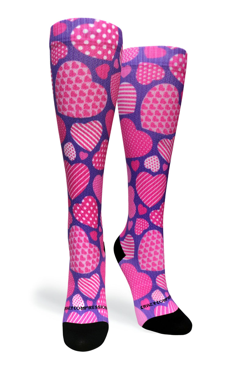 Load image into Gallery viewer, Crazy Hearts - (Standard &amp; Extra Wide)
