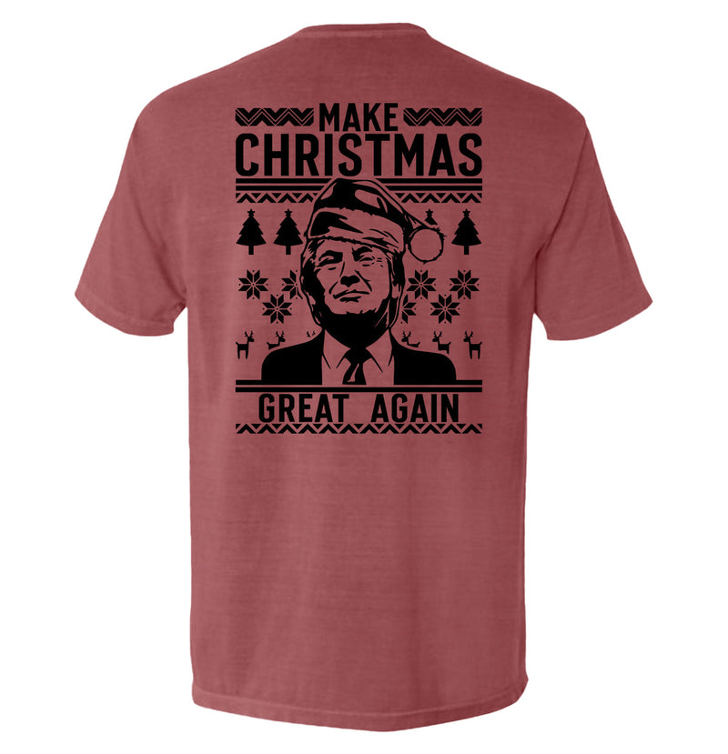 Load image into Gallery viewer, Make Christmas Great Again Trump Sweater Print
