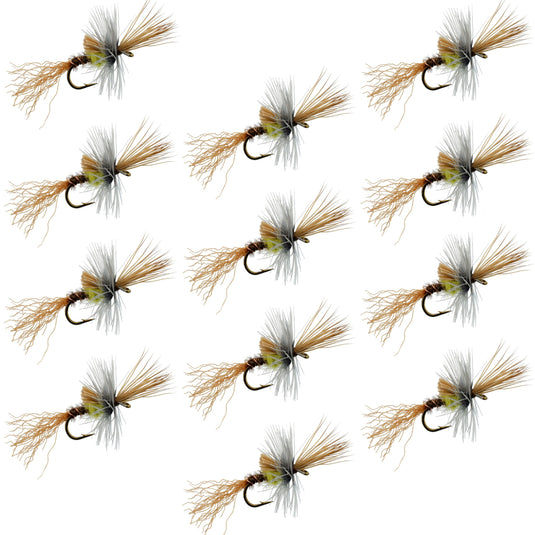 Pale Morning Dun PMD Cripple Mayfly 12 Flies Hook Size 18
