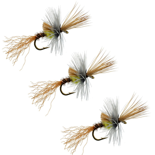 3 Pack Pale Morning Dun PMD Cripple Mayfly  Hook Size 18
