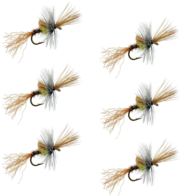 Load image into Gallery viewer, Pale Morning Dun PMD Cripple Mayfly 6 Flies Hook Size 16

