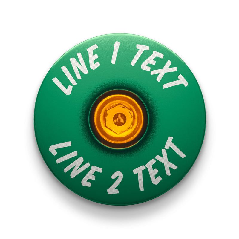 Load image into Gallery viewer, You Say It Best - Custom Text Bicycle Headset Cap
