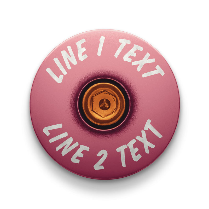 Load image into Gallery viewer, You Say It Best - Custom Text Bicycle Headset Cap
