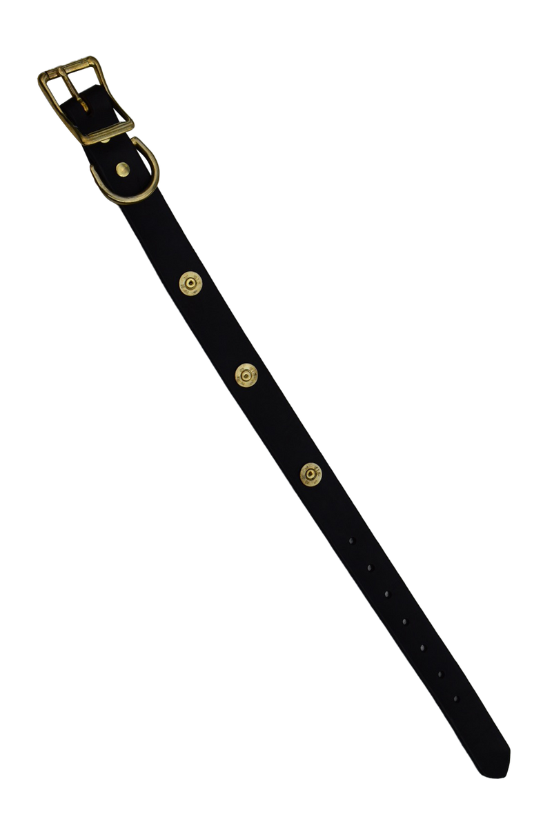 Load image into Gallery viewer, Dog Collar Decorated With Shotgun Shells
