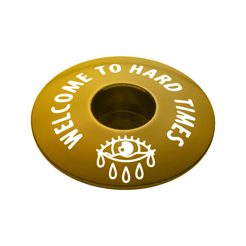 Load image into Gallery viewer, Welcome to Hard Times Bicycle Headset Cap
