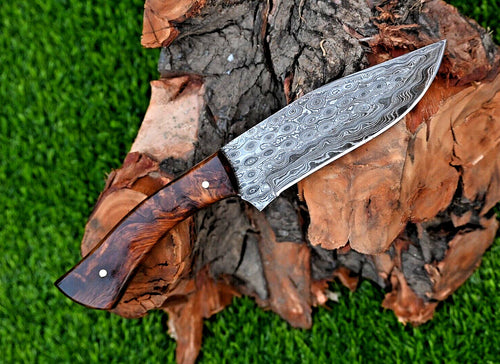Damascus Steel Hunting Knife – 10