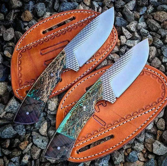 Cowboy Bull Cutter Knives | Custom Handmade J2 Steel Blade