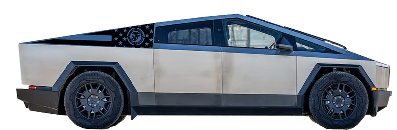 Load image into Gallery viewer, United States Marine Corps Bedside Panel Decals For The 2023-2026 Tesla Cybertruck (x2)
