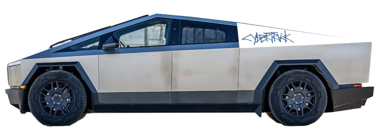 Load image into Gallery viewer, Cybertruck Logo Bedside Panel Decals For The 2023-2026 Tesla Cybertruck (x2)
