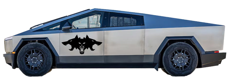 Load image into Gallery viewer, Cyberbeast Logo Door Decals For The 2023-2026 Tesla Cybertruck (x2)
