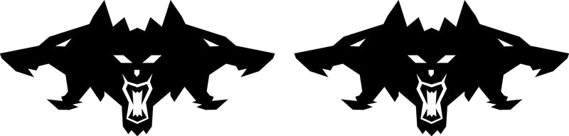 Load image into Gallery viewer, Cyberbeast Logo Door Decals For The 2023-2026 Tesla Cybertruck (x2)
