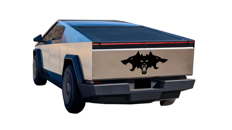 Load image into Gallery viewer, Cyberbeast Logo Tailgate Decals For The 2023-2026 Tesla Cybertruck
