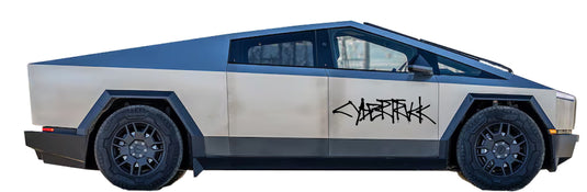 Cybertruck Door Decals For The 2023-2026 Tesla Cybertruck (x2)