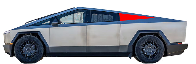 Load image into Gallery viewer, Rear Window Fade Out Decals For The 2023-2026 Tesla Cybertruck (X2)
