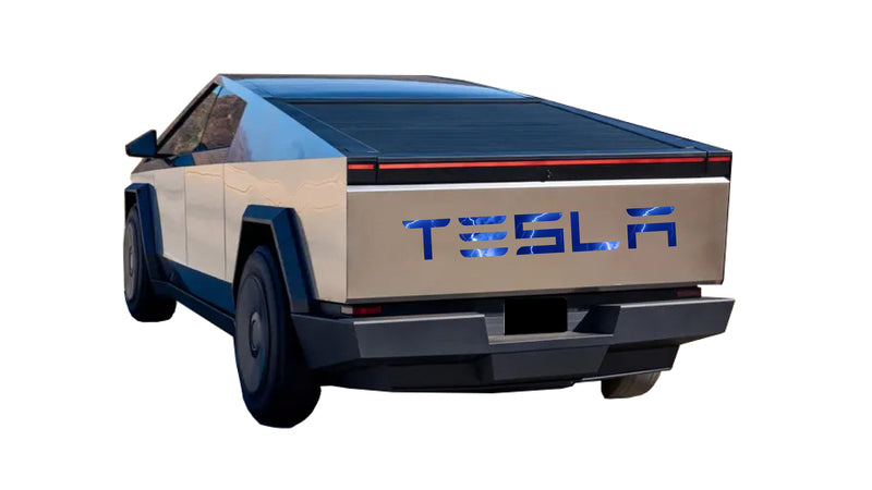 Load image into Gallery viewer, &quot;TESLA&quot; Storm Tailgate Decals For The 2023-2026 Tesla Cybertruck
