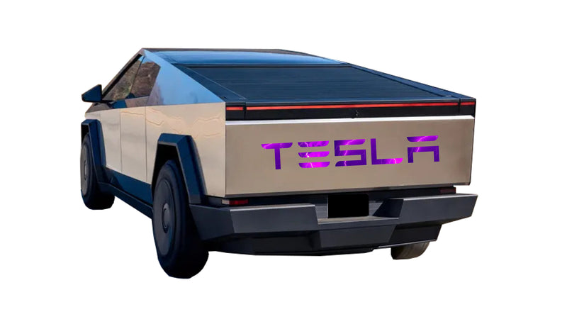Load image into Gallery viewer, &quot;TESLA&quot; Storm Tailgate Decals For The 2023-2026 Tesla Cybertruck
