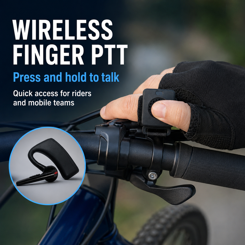 Load image into Gallery viewer, RUYAGE HB780D Bluetooth PTT Headset Kit for K-Type Walkie Talkies
