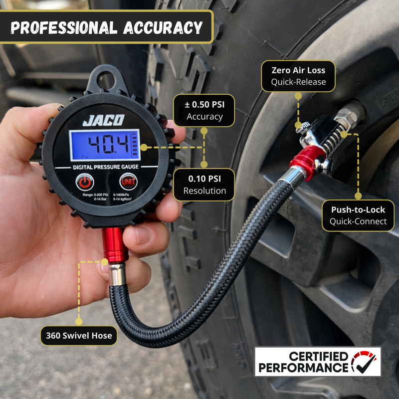 Load image into Gallery viewer, ElitePro-X Digital Tire Pressure Gauge with Lightning™ Chuck
