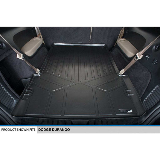 Smart Trim™ Custom Fit Floor Liners For 13-16 Durango with 1st Row Dual Floor Hooks & 2nd Row Bucket Seats