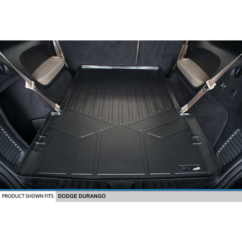 Load image into Gallery viewer, Smart Trim™ Custom Fit Floor Liners For 13-16 Durango with 1st Row Dual Floor Hooks &amp; 2nd Row Bucket Seats
