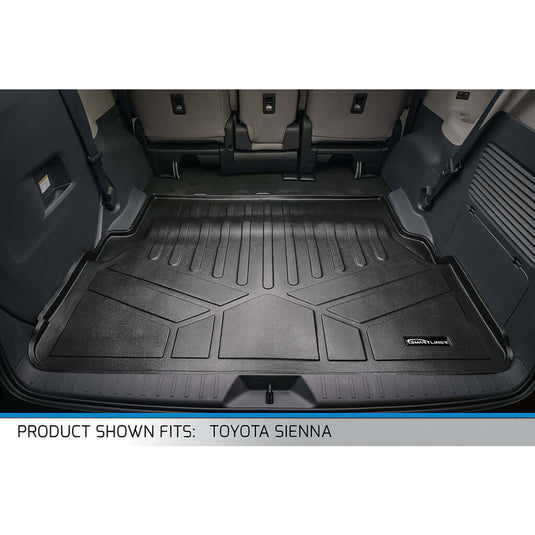 SMARTLINER Custom Fit Floor Liners For 2021-2025 Toyota Sienna with 2nd Row Bench Seat no Spare Tire