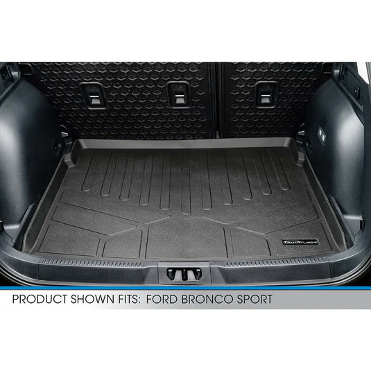 SMARTLINER Custom Fit Floor Liners For 2021-2025 Ford Bronco Sport W/O Rear Bump (Rubber Flooring)