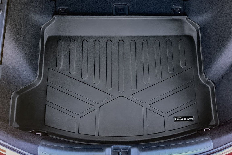 Load image into Gallery viewer, SMARTLINER Custom Fit Floor Liners For 2022-2025 Honda Civic Hatchback with 2nd Row USB Ports and Subwoofer in the Cargo Area
