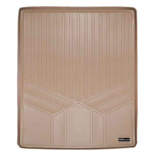 Smart Trim™ Custom Fit Floor Liners For 2013-2020 Dodge Grand Caravan with 2nd Row Bucket Seats and 1st Row Super Console