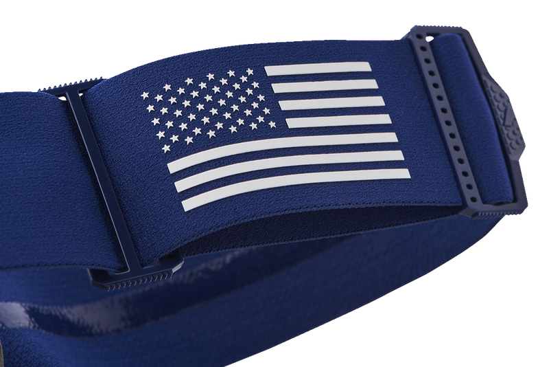 Load image into Gallery viewer, 100% Armega Goggles - MX of Nations - HiPER Red/Blue Mirror 50003-00008
