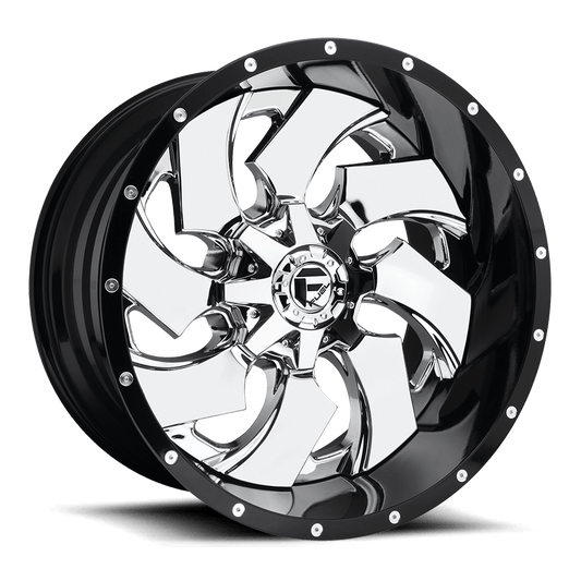 Fuel 2 Pc D240 Cleaver Chrome Plated Gloss Black Lip