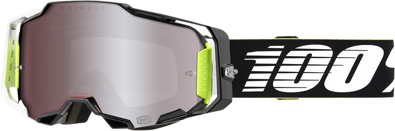 Load image into Gallery viewer, 100% Armega Goggles - RACR - HiPER Silver Mirror 50003-00007
