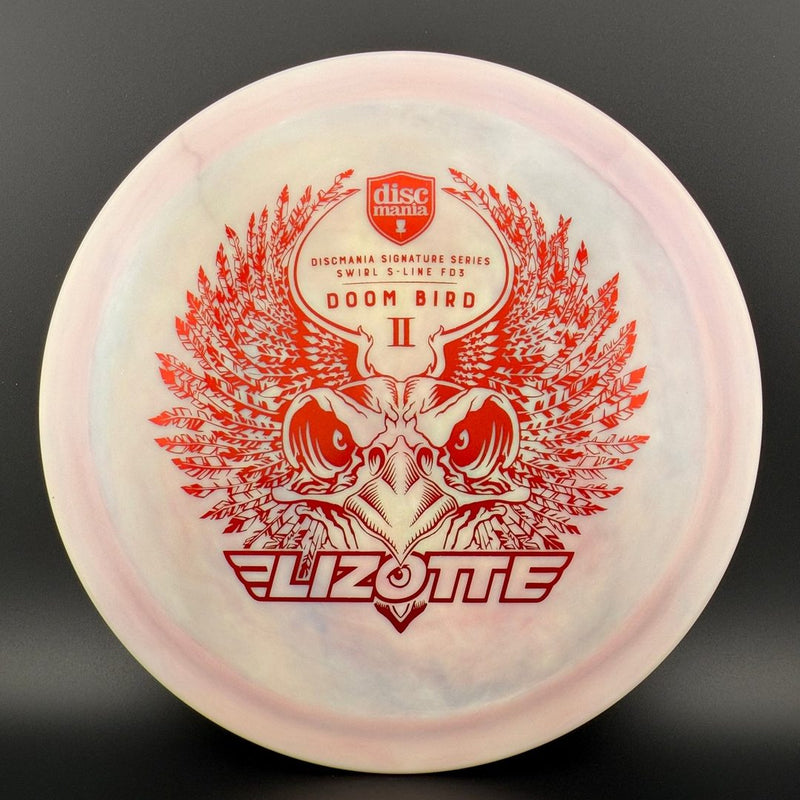 Load image into Gallery viewer, Swirly S-Line FD3 - Doom Bird 2 Red - Simon Lizotte
