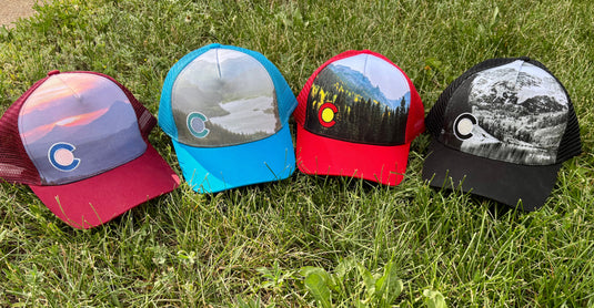 Maroon Bells Snapback Trucker Hat