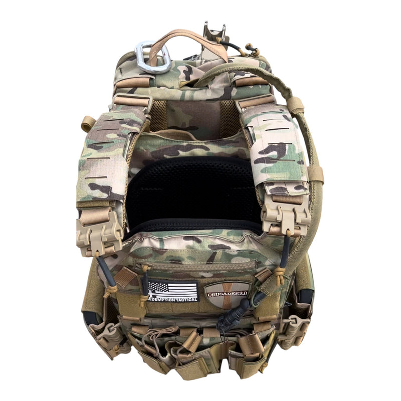 Load image into Gallery viewer, FULL KIT COMBO Crusader 2.0 V4 Armor COMBO PACKAGE LIGHTWEIGHT LEVEL IV (2) 10x12 Front/Back Plates, Mission Plate Carrier Bag

