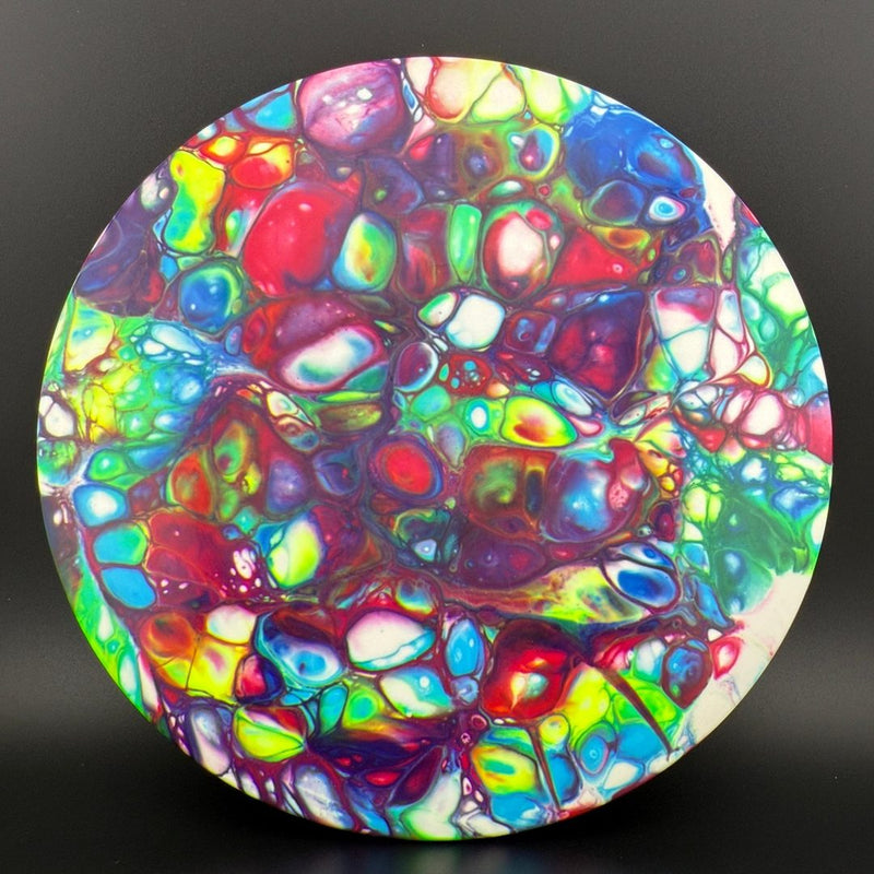 Load image into Gallery viewer, White ESP Passion - Greazy Dyed - Bottom Stamp
