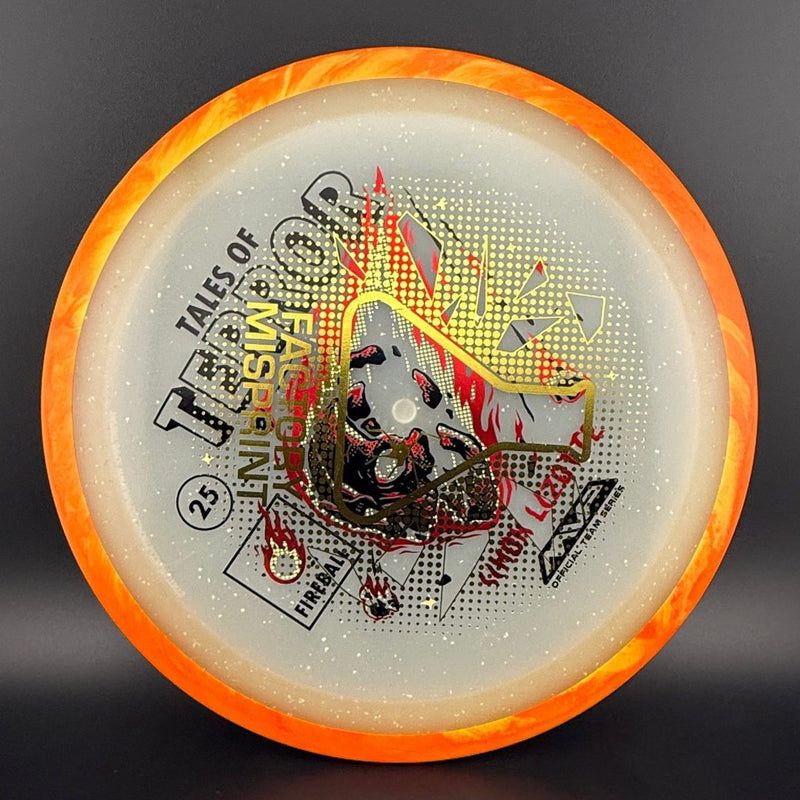 Load image into Gallery viewer, Particle Eclipse Fireball - "Fire Skulls" - Factory Misprint
