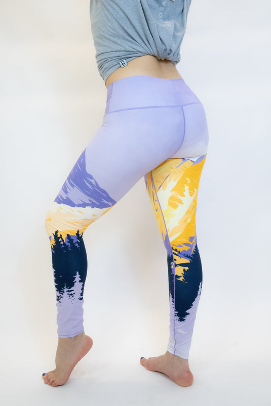 Painted Peaks Yoga Pants