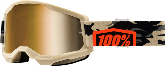 100% Strata 2 Goggles - Kombat - True Gold 50028-00007