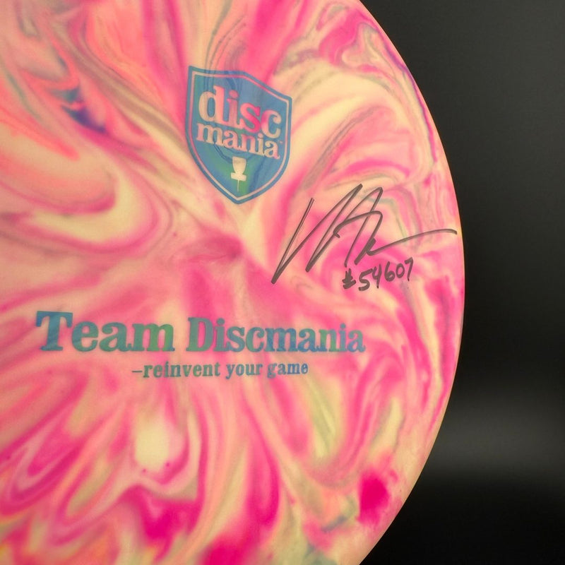 Load image into Gallery viewer, S-Line DDx *Signed* - Bob Kulchuk - Dyed Team Discmania Stamp
