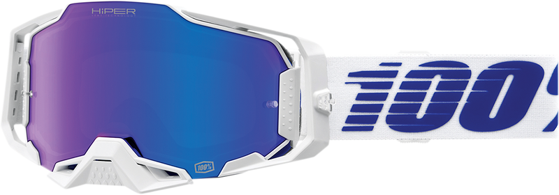 Load image into Gallery viewer, 100% Armega Goggles - Izi - HiPER Blue Mirror 50003-00004
